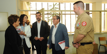 Presidente Nacional da Cruz Vermelha Portuguesa visita a Delegação de Braga